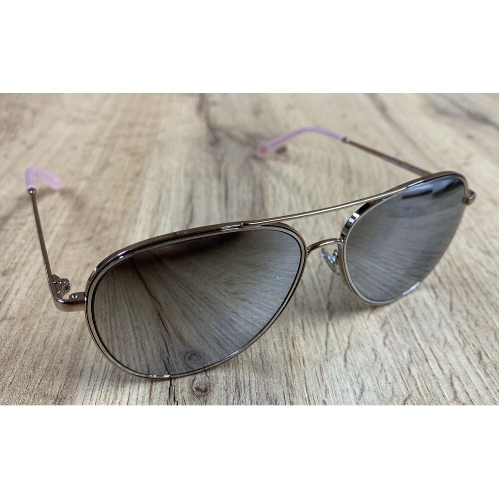 Fossil Women's Aviator Sunglasses Rose Gold Metal Frame 2096/G/S 000NQ 57 14 140